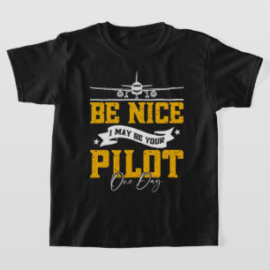 Jag kan bli din pilot en dag. t shirt