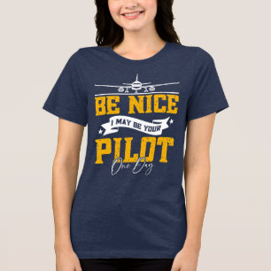 Jag kan bli din pilot en dag. t shirt