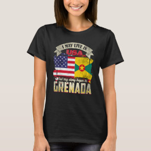 Jag kan bo i USA, men min historia började i Grena T Shirt