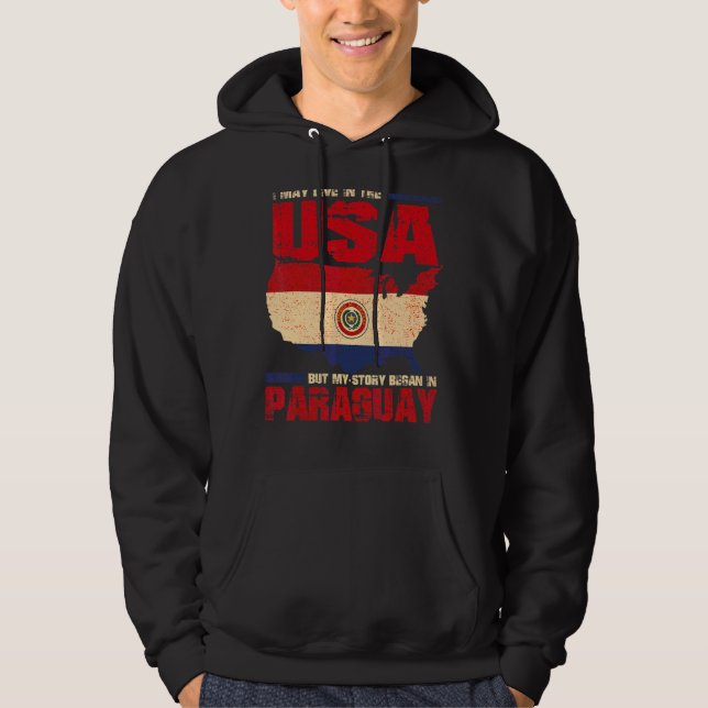 Jag kan bo i USA, men min historia började i Parag Hoodie (Framsida)