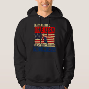 Jag kan bo i USA, men min historia började i Phili Hoodie