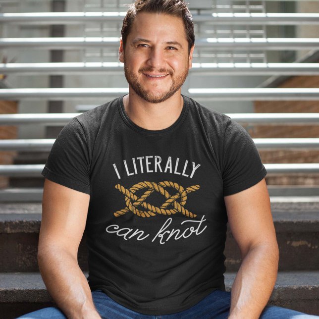 Jag kan bokstavligen knuta t shirt (I literally can knot shirt)