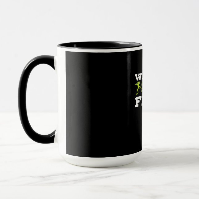 Jag kan börja prata om grodor mugg (Vänster)