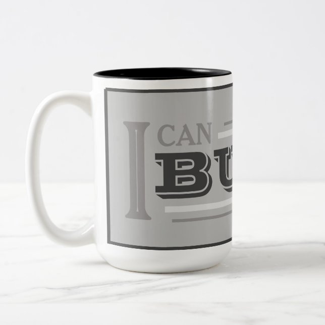 Jag Kan Bygga Den Kaffe Mugg (Grå) (Vänster)