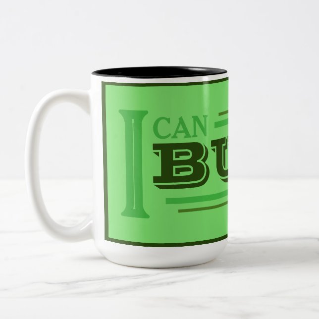 Jag Kan Bygga Den Kaffe Mugg (Grön) (Vänster)