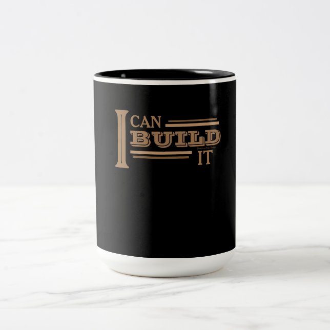 Jag Kan Bygga Den Kaffe Mugg (Svart) (Center)