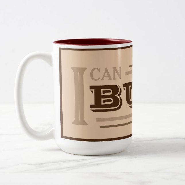 Jag Kan Bygga Den Kaffe Mugg (Tan) (Vänster)