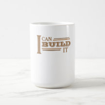 Jag Kan Bygga Den Kaffe Mugg (Vit)