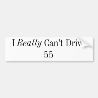 Jag kan egentligen inte drev 55 bildekal