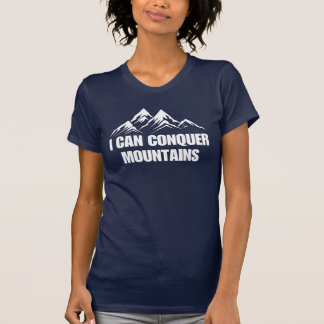 Jag kan erövra bergsinspirationsofferten t shirt