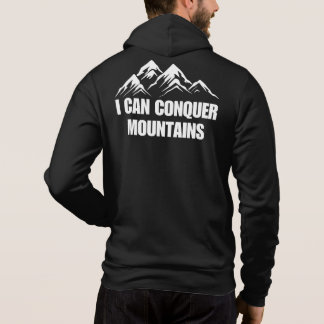 Jag kan erövra bergsinspirationsofferten t shirt