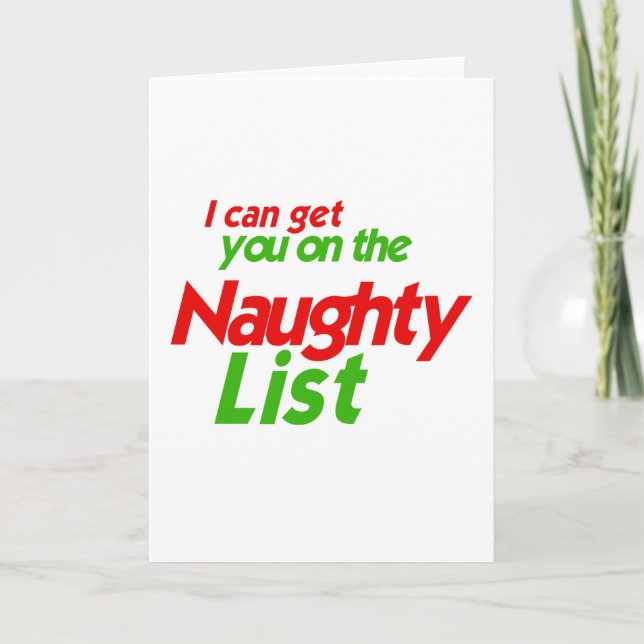 JAG KAN FÅ DIG PÅ NAUGHTY LIST -.png Helgkort (Framsida)