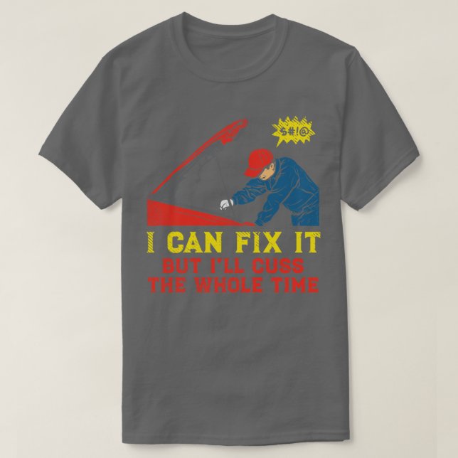 Jag kan fixa det, men jag slutar hela tiden t shirt (Design framsida)