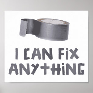 Jag kan fixa något med kanalen tejpar poster