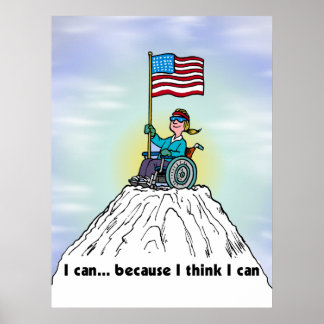 Jag kan för att jag tänka kan poster