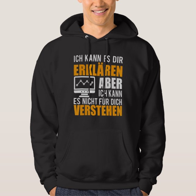 Jag kan förklara det för dig, Ingenjör fysik Math  Hoodie (Framsida)