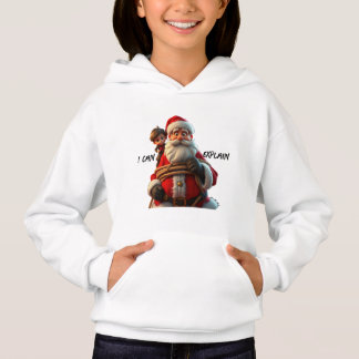Jag kan förklara, Tecknad Jultomten och lille pojk T Shirt