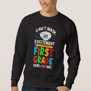 Jag kan fråga min upphetsning här Klass i Kom Lång Ärmad Tröja