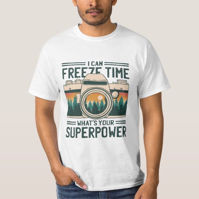 JAG KAN FRIA TID ÖVER VAD DIN SUPERPOWER ÄR T SHIRT (Framsida)