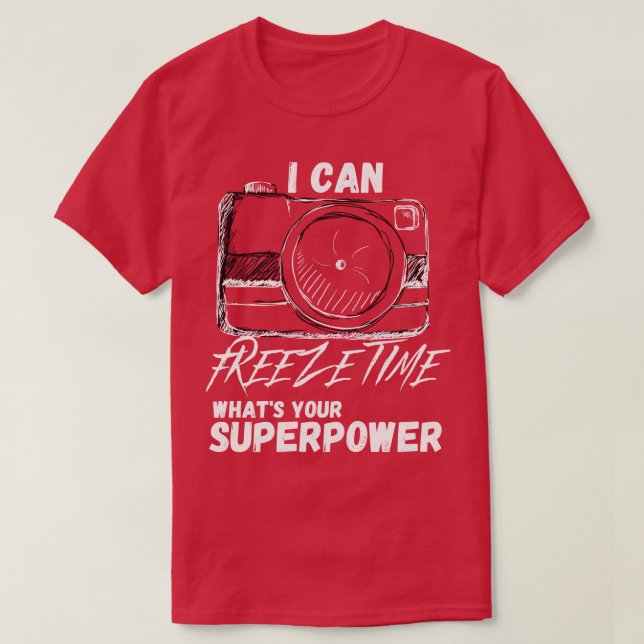 Jag kan frysa tid 1 t shirt (Design framsida)