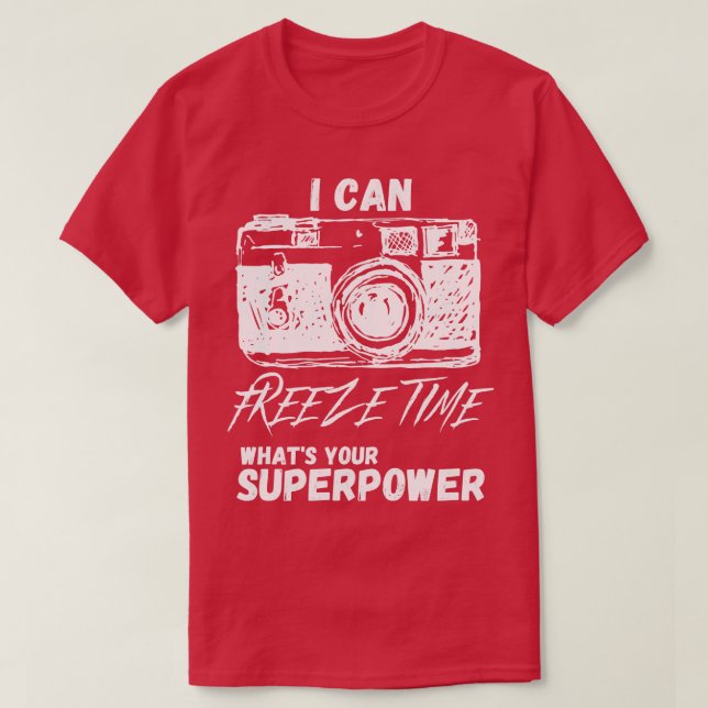 Jag kan frysa tid 2 t shirt (Design framsida)