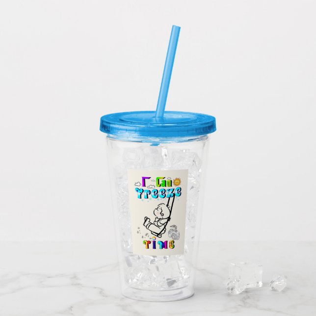 Jag kan frysa tid take away mugg (Baksida Ice)