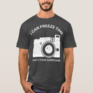 Jag kan frysa tiden för Toppens kraft T Shirt