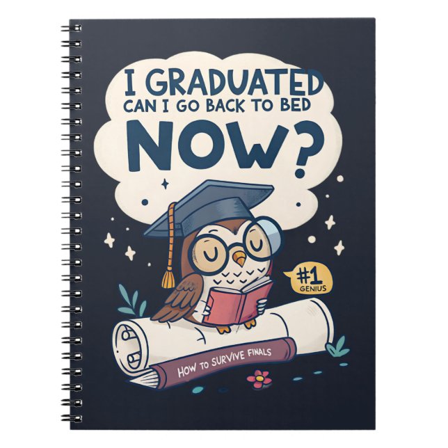 Jag kan gå tillbaka till Bed nu. Anteckningsbok (Framsidan)