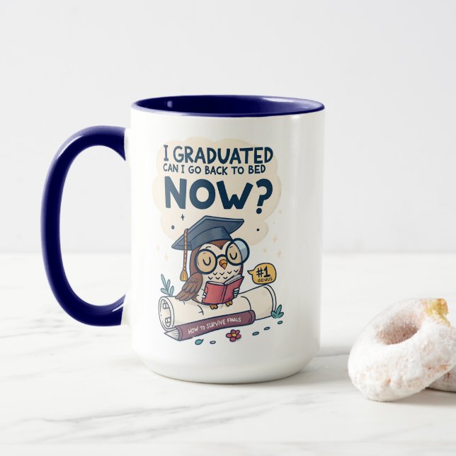 Jag kan gå tillbaka till Bed nu. Mugg (Med munk)