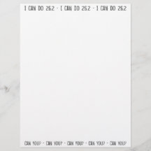 Jag kan göra 26.2 - Kan du?