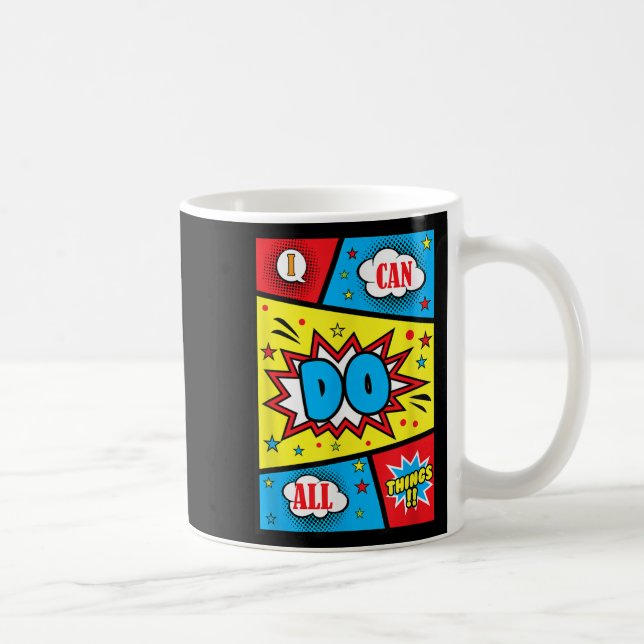Jag kan göra alla positiva bekräftelser i Sak, cit Kaffemugg (Höger)