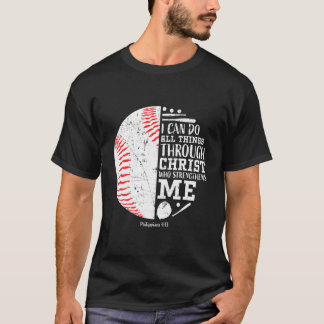 Jag kan göra alla Sak Baseball-gåvor till ungdom i T Shirt