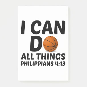 JAG KAN GÖRA ALLA SAK BASKETBALL POST-IT BLOCK