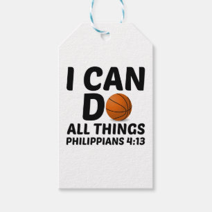 JAG KAN GÖRA ALLA SAK BASKETBALL PRESENTETIKETT