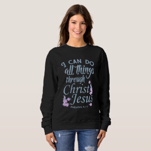 Jag kan göra alla Sak Bible Verse Shirts Tee