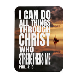 JAG KAN GÖRA ALLA SAK GENOM CHRIST SOM STÄRKER. MAGNET