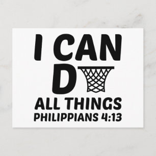 JAG KAN GÖRA ALLA SAKER BASKETBALL ROLIGT VYKORT
