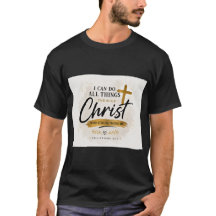 Jag kan göra alla saker genom Kristus T-shirt