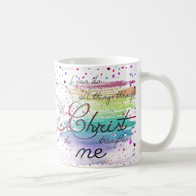 Jag kan göra alla saker kaffemugg (Höger)