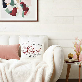 Jag kan göra alla saker kudde