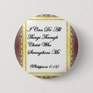 Jag kan göra alla saker till och med Kristus Knapp