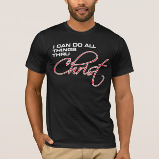 Jag kan göra alla saker till och med Kristus - Tee Shirt