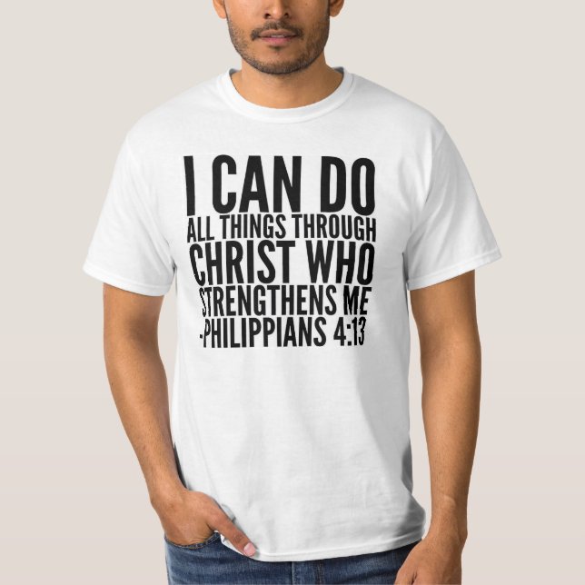 JAG KAN GÖRA ALLA SAKER TILL OCH MED TEE SHIRT (Framsida)