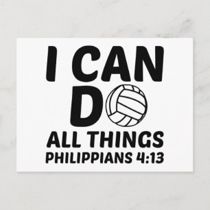 JAG KAN GÖRA ALLA SAKER VOLLEYBALL VYKORT