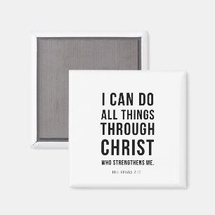 Jag Kan Göra Alla Ting Filipensarna 4:13 Magnet