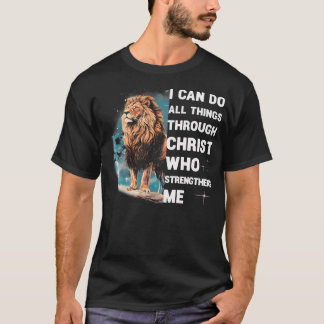 Jag kan göra alla ting genom Kristus som stärker T Shirt