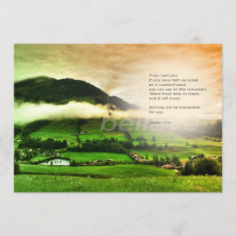 Jag kan göra allt genom hans vykort