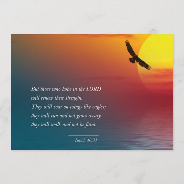 Jag kan göra allt genom hans vykort (Framsida)