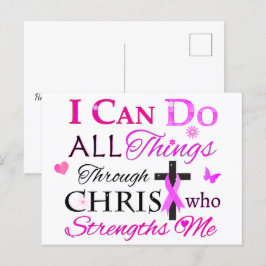 JAG KAN GÖRA ALLT Sak GENOM CHRIST Vykort