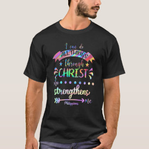 Jag kan göra allt Sak genom Kristus Christian Appa T Shirt